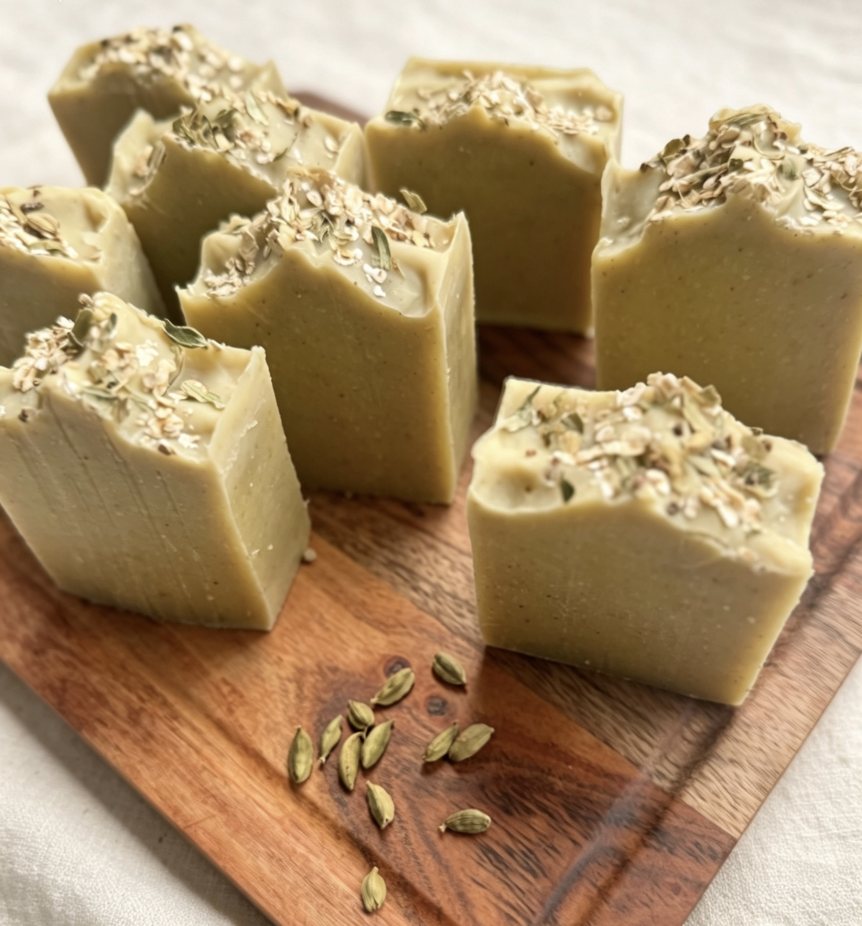 JABÓN DE CARDAMOMO Y AVENA