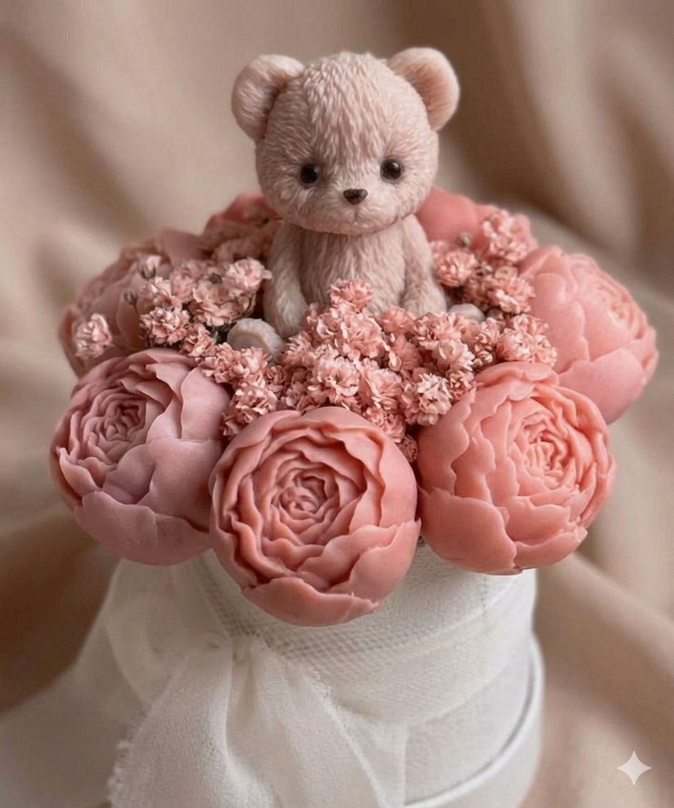 BOUQUET TEDDY BEAR.