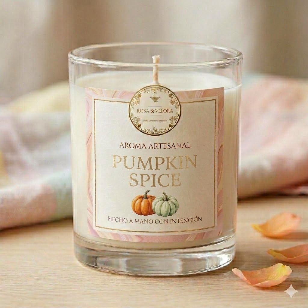 VELA AROMÁTICA DE PUMPKIN SPICE